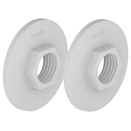 Kit 2 Flange Roscável Com Sextavado Sem Furo PVC 2'' Tigre