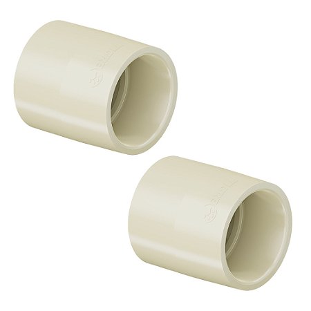 Kit 2 Luva P/ Água Quente Aquatherm CPVC 22mm Tigre