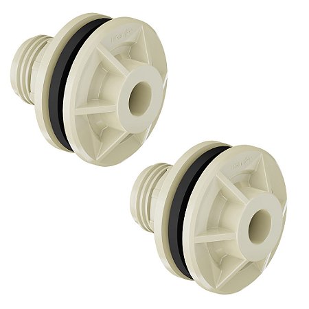 Kit 2 Adaptador P/ Caixa D'água Aquatherm C/ Flange 1'' 28mm