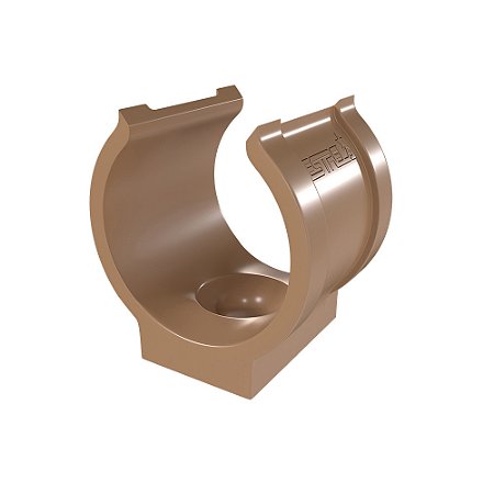 Abraçadeira Impacto P/ Cano Tubo 1'' PVC Marrom Estrela