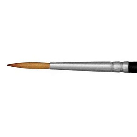 Pincel Redondo Pelo Marta Weasel Cabo Curto 308 Nº02 Tigre