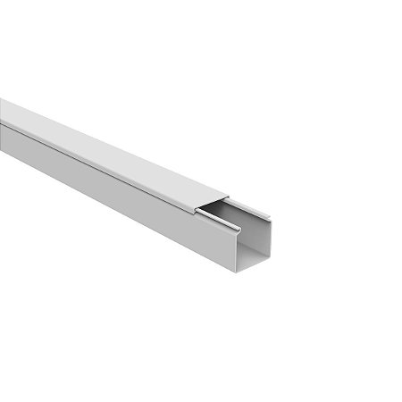 Canaleta Fechada Painel Elétrico Cabos Fio 50x50 Branca 2mts