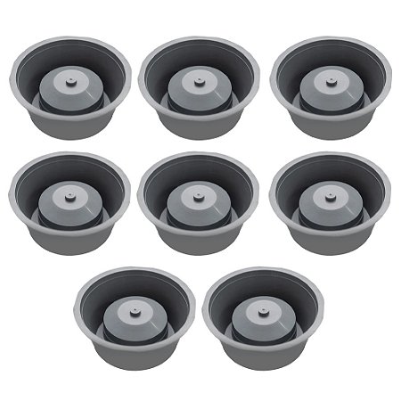 Kit 8 Adaptador P/ Porta Grelhas Evita Mau Cheiro 10cm Astra