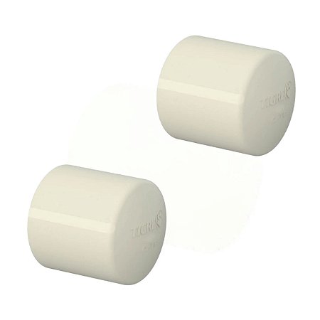 Kit 2 Tampão Cap Soldável Tubo Aquatherm CPVC 22mm Tigre