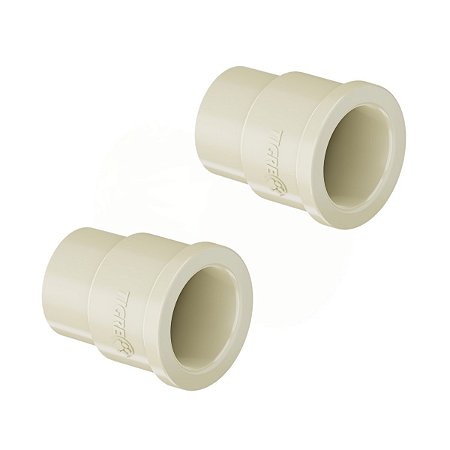 Kit 2 Luva Transição Soldável Aquatherm CPVC 22x25mm Tigre