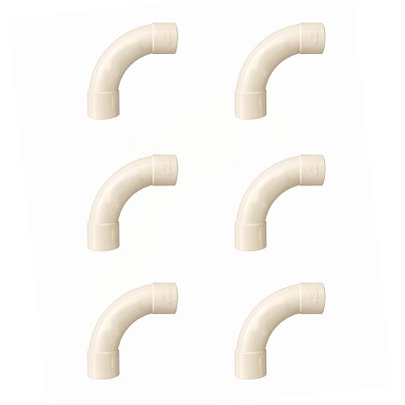 Kit 6 Curva Cotovelo 90º Conexão Aquatherm CPVC 22mm Tigre