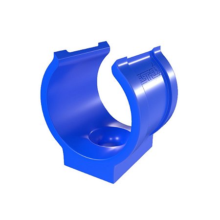 Abraçadeira De Impacto P/ Cano Tubo 25mm 3/4'' Azul Estrela