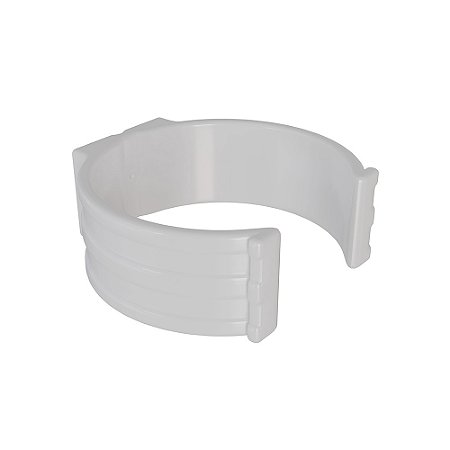 Abraçadeira Impacto P/ Cano Tubo 150mm 6'' Branca Estrela