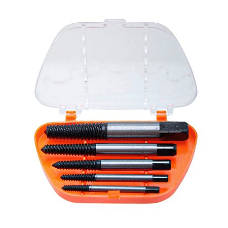 Kit Extrator De Parafuso Quebrado Espanado 5 Peças Bestfer