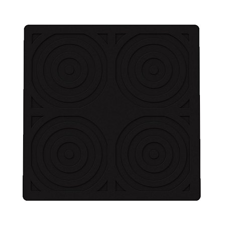 Protetor Ralo Anti Inseto Quadrado 150mm Preto PVC Estrela
