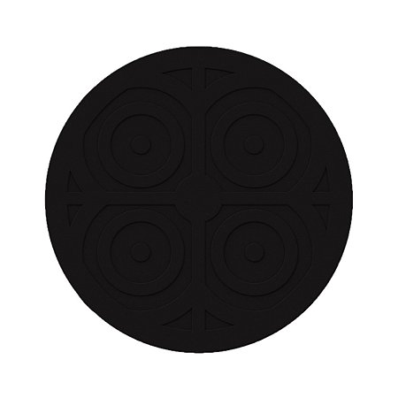 Protetor Ralo Anti Inseto Redondo 150mm Preto PVC Estrela