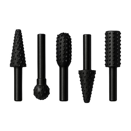 Kit Limas Rotativas Fresa P Madeira 1/4" 5 Peças Aço Bestfer