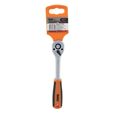 Chave De Catraca Reversível Aço 1/4" 153mm x 13,5mm Bestfer