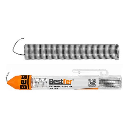Tubo Tubete Estanho De Solda Eletrônica 1,2mm 20g Bestfer