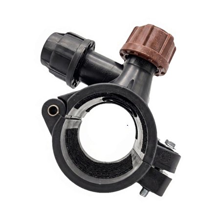 Tee Serviço Integrado DN75 x 20mm Pead Preto PP Estrela