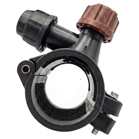 Tee Serviço Integrado DN110 x 20mm Pead Preto PP Estrela