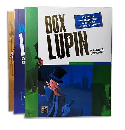 Box Lupin - Arsène Lupin Com 3 Livros