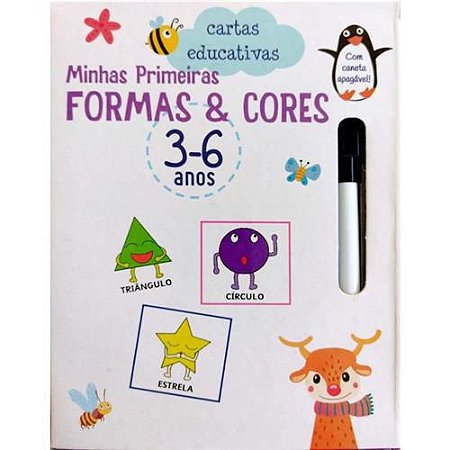 Cartas Educativas - Minhas Primeiras Formas Cores