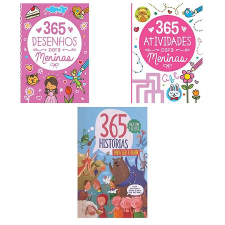 Kit 365 para Meninas com 3 Livros