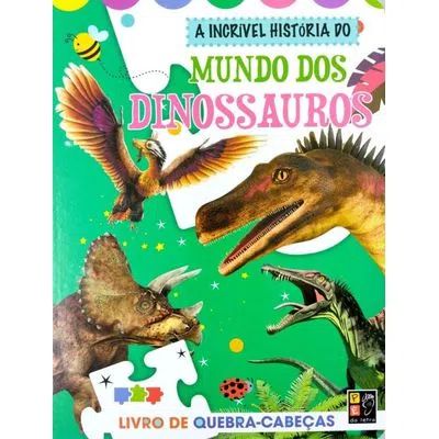 Livro De Quebra-Cabecas - Mundo Dos Dinossauros