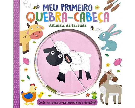 Meu Primeiro Quebra Cabeca - Animais Da Fazenda