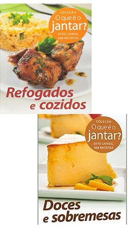 O Que é o Jantar? - Kit com 2 Livros