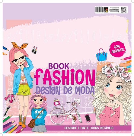 Book Fashion: Design de moda - Capa Rosa