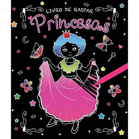Livro de Raspar Princesas