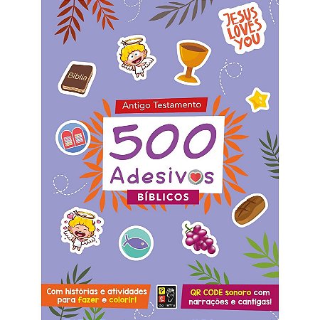 500 Adesivos Bíblicos - Antigo Testamento