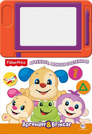 Lousa magnética - Fisher Price - Aprender, brincar e desenhar