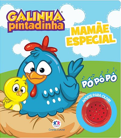 Livro sonoro - Galinha Pintadinha - Mamãe especial
