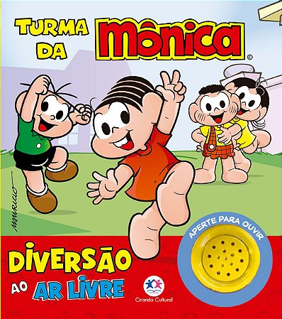 Livro sonoro - Turma da Mônica - Diversão ao ar livre