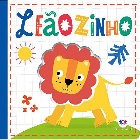 Livro cartonado com som - Leãozinho