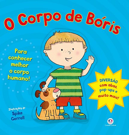 Livro com abas - O corpo de Bóris