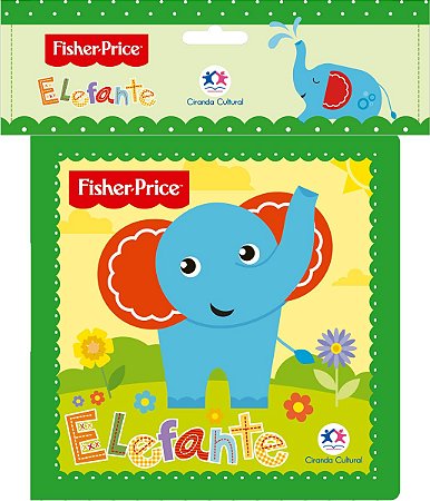 Livro de banho Fisher-Price - Elefante