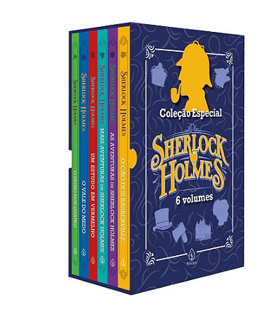 Box Especial Sherlock Holmes com 6 livros - Principis