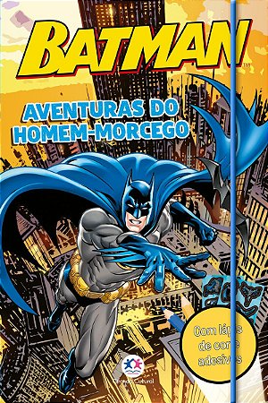 Kit de atividades + lápis de cor - Batman: Aventuras do Homem-Morcego