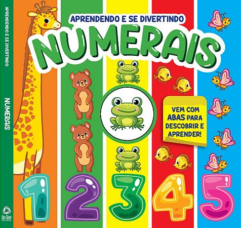 Livro Aprendendo e se Divertindo: Numerais - Capa dura