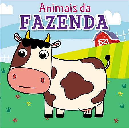 Livro de Banho para Colorir com Água - Animais da Fazenda