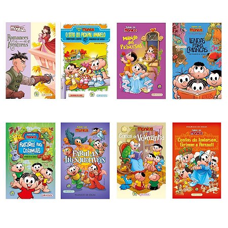 Coleção MiniPop: Turma da Mônica - 8 Livros