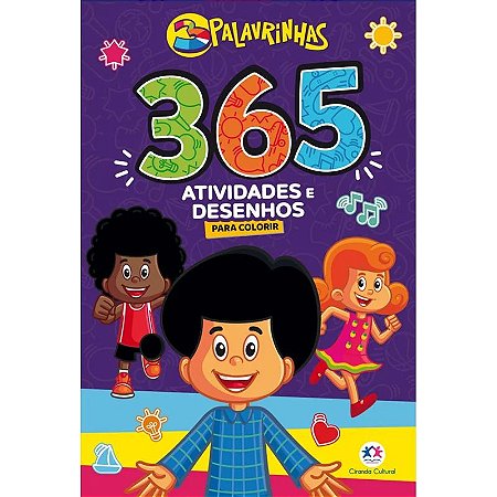3 Palavrinhas - 365 atividades e desenhos para colorir