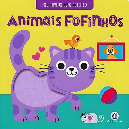 Animais fofinhos - Livro de Feltro