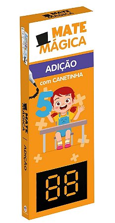 Adição - Livro Infantil de Matemática com Canetinha Reutilizável - Atividades Educativas