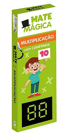 Multiplicação - Livro Infantil de Matemática com Canetinha Reutilizável - Atividades Educativas