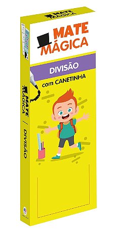 Divisão - Livro Infantil de Matemática com Canetinha Reutilizável - Atividades Educativas