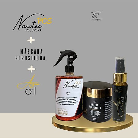 Nanotec Recupera + Argan OIL + Máscara Repositora