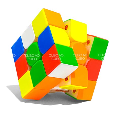 Cubo Mágico Profissional Torcido 3x3x3 Cubotec Diferente Top - Tem