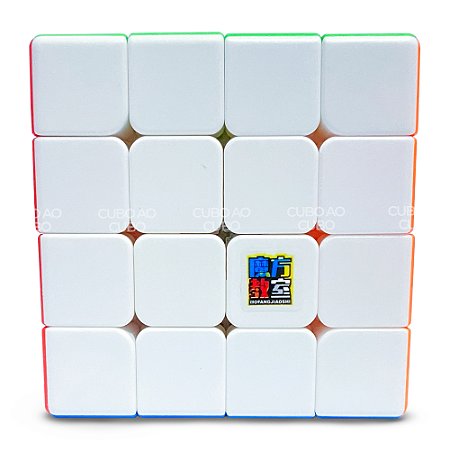 Cubo Mágico 4x4x4 Moyu RS4M Magnético Stickerless - Cuber Brasil