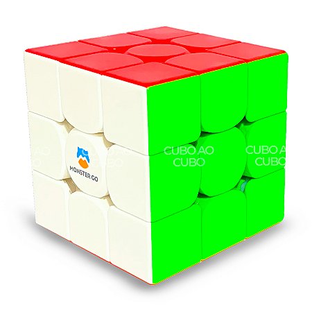 Cubo Mágico Profissional 3x3x3 GAN Monster Go V2 Magnético - Cubo