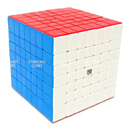 Cubo Mágico 7x7x7 MoYu MeiLong 7 - Stickerless - Cubo ao Cubo - A